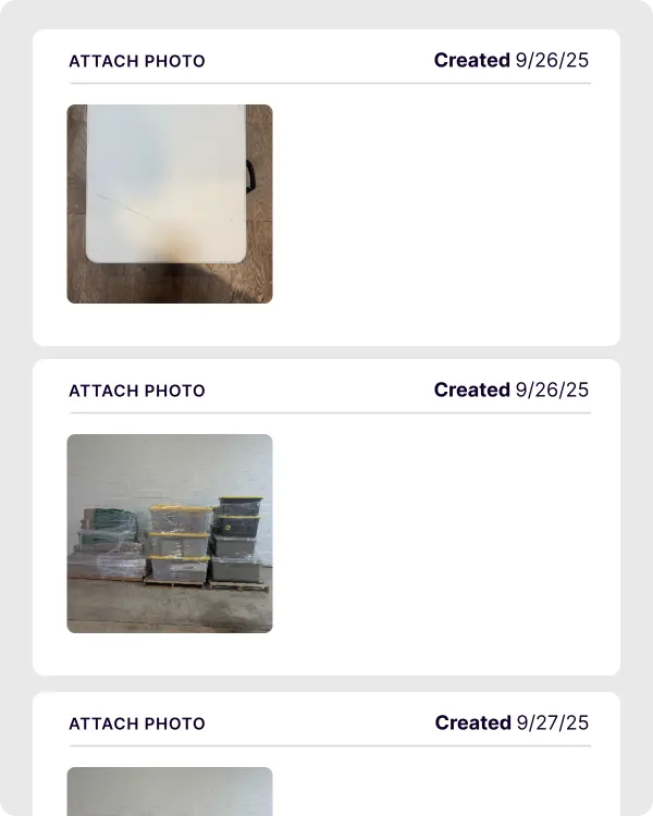 Photo Logs & SLA Reporting