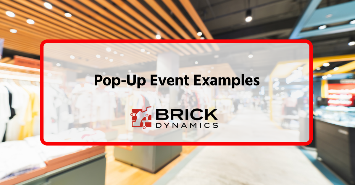 Pop-Up Event Examples